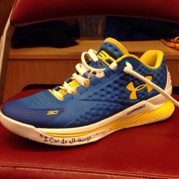 steph curry scripture on shoes
